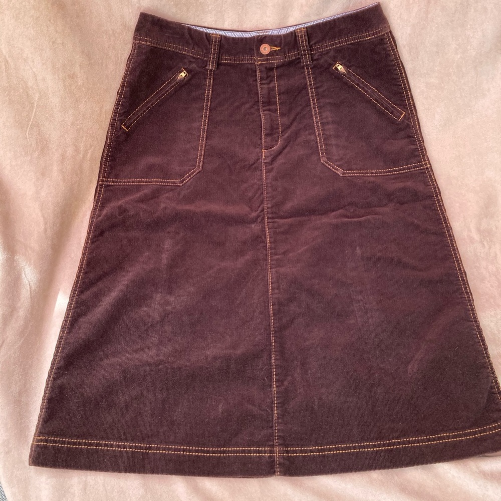 Eddie Bauer Corduroy Skirt